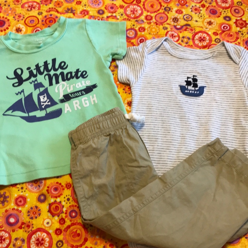 Carters three piece toddler boy set
